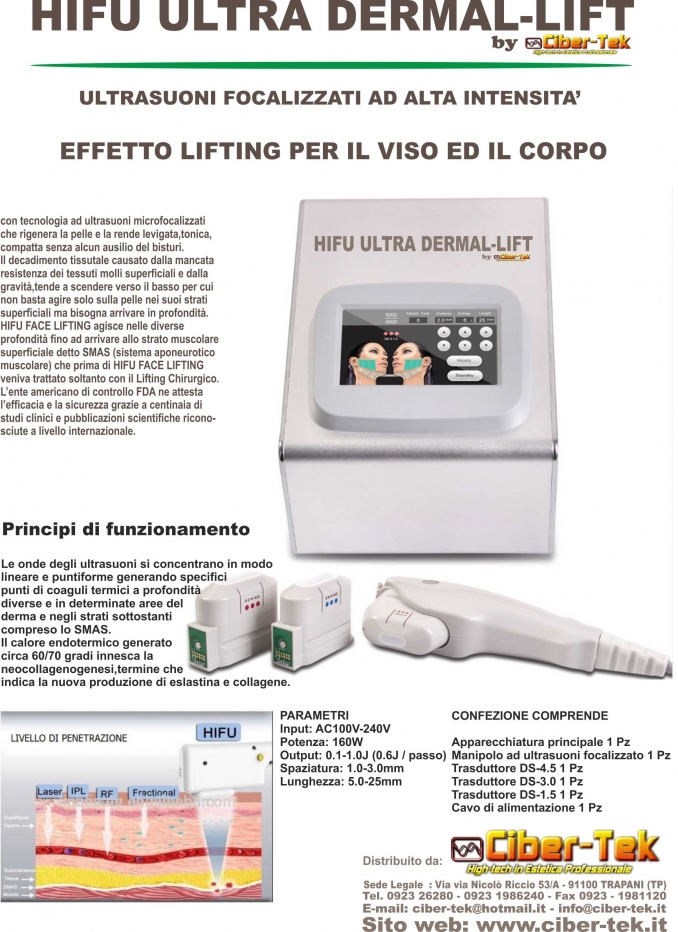 HIFU ULTRA DERMAL-LIFT - Beauty & Medical Instruments